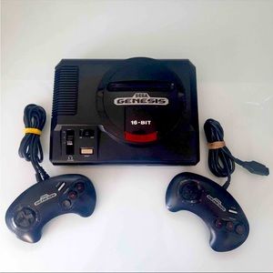 Vintage SEGA Genesis Console with 2 Controllers - Excellent Condition